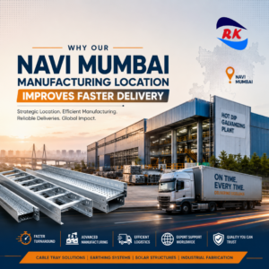 Hot Dip Galvanized Cable Tray Manufacturer in India by RK Engineering