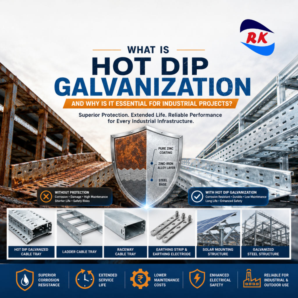 Hot Dip Galvanization for industrial projects by RK Engineering