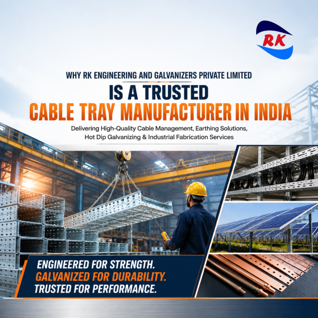 Cable Tray Manufacturer in India by RK Engineering