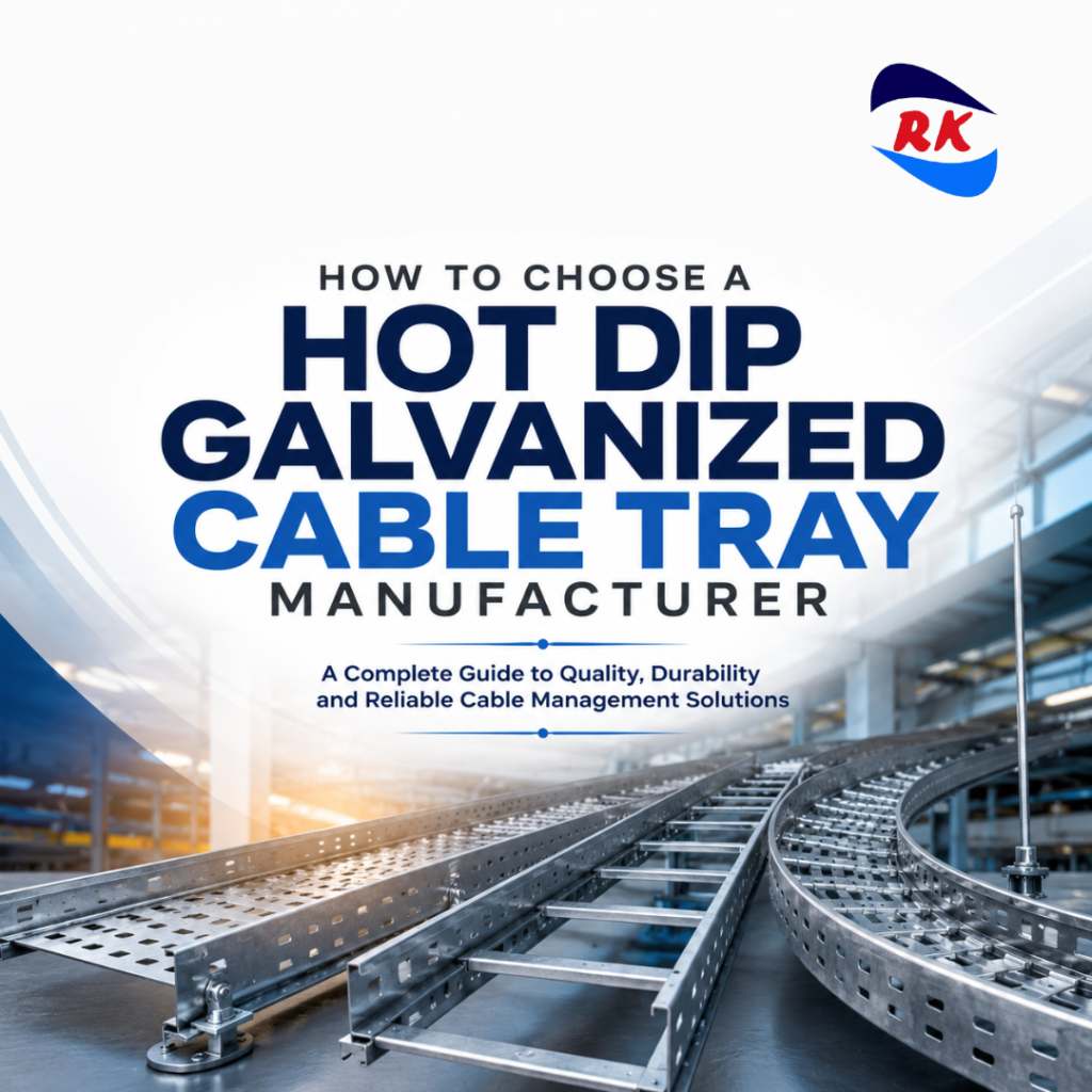 Hot Dip Galvanized Cable Tray Manufacturer industrial cable management system