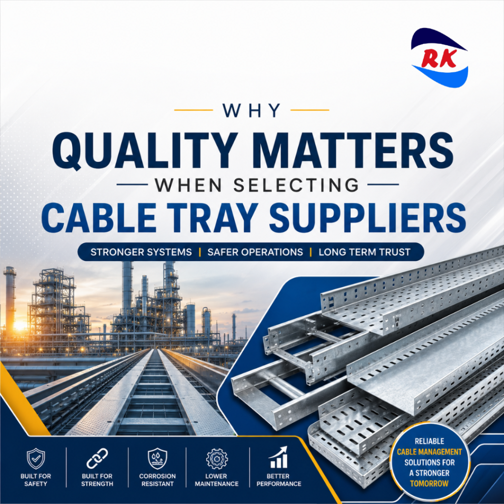 Why Quality Matters When Selecting Cable Tray Suppliers - HDG Cable Tray by RK Engineering