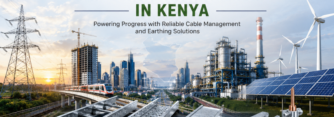 Infrastructure Growth and Cable Tray Demand in Kenya using GI Cable Tray and HDG Cable Tray solutions