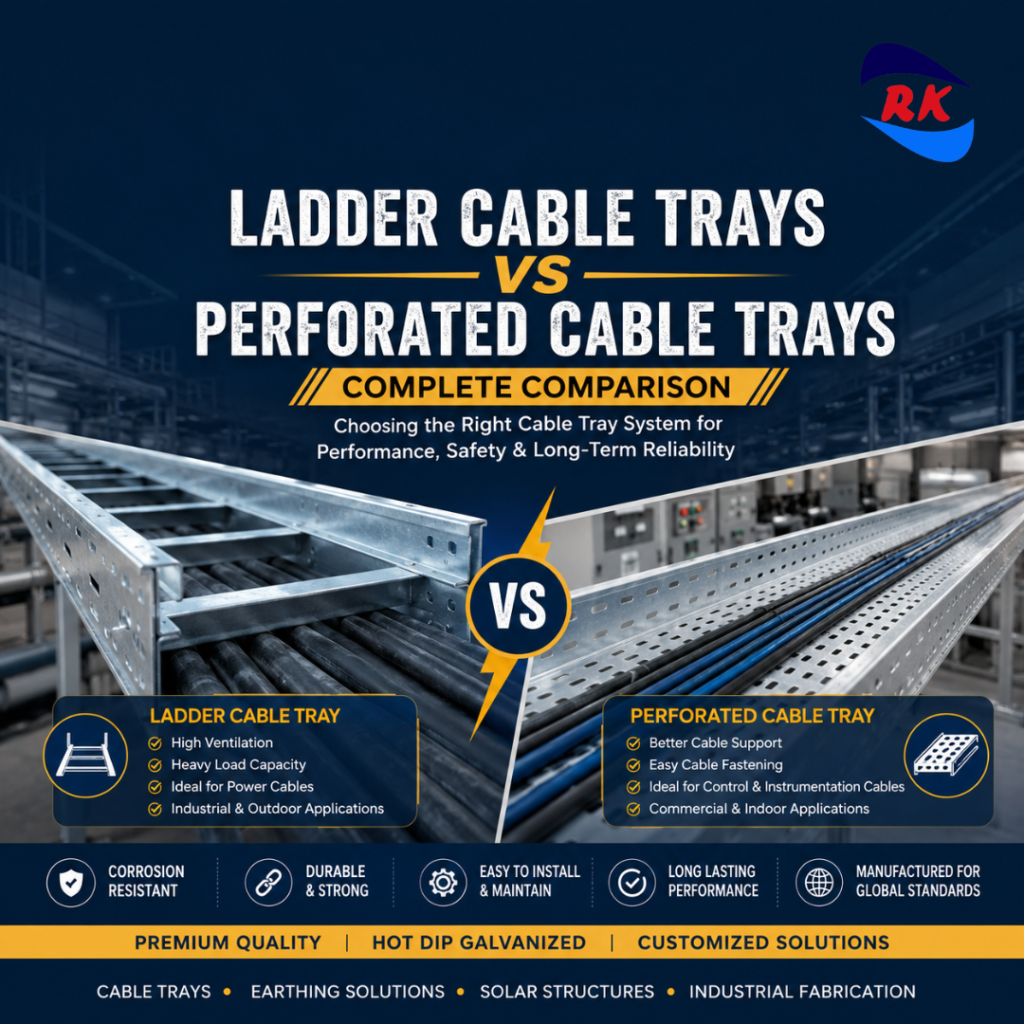 Ladder Cable Tray vs Perforated Cable Tray comparison guide