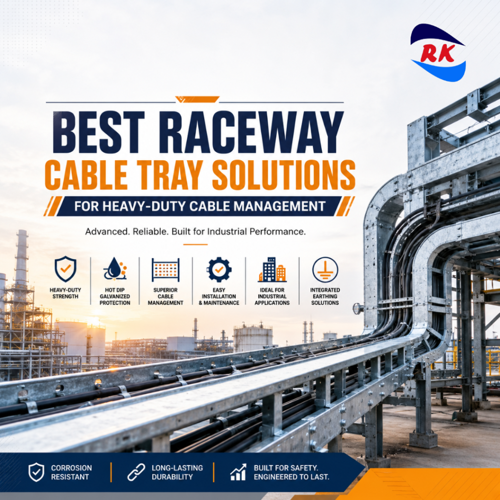 Raceway Cable Tray Solutions for Heavy-Duty Cable Management by RK Engineering