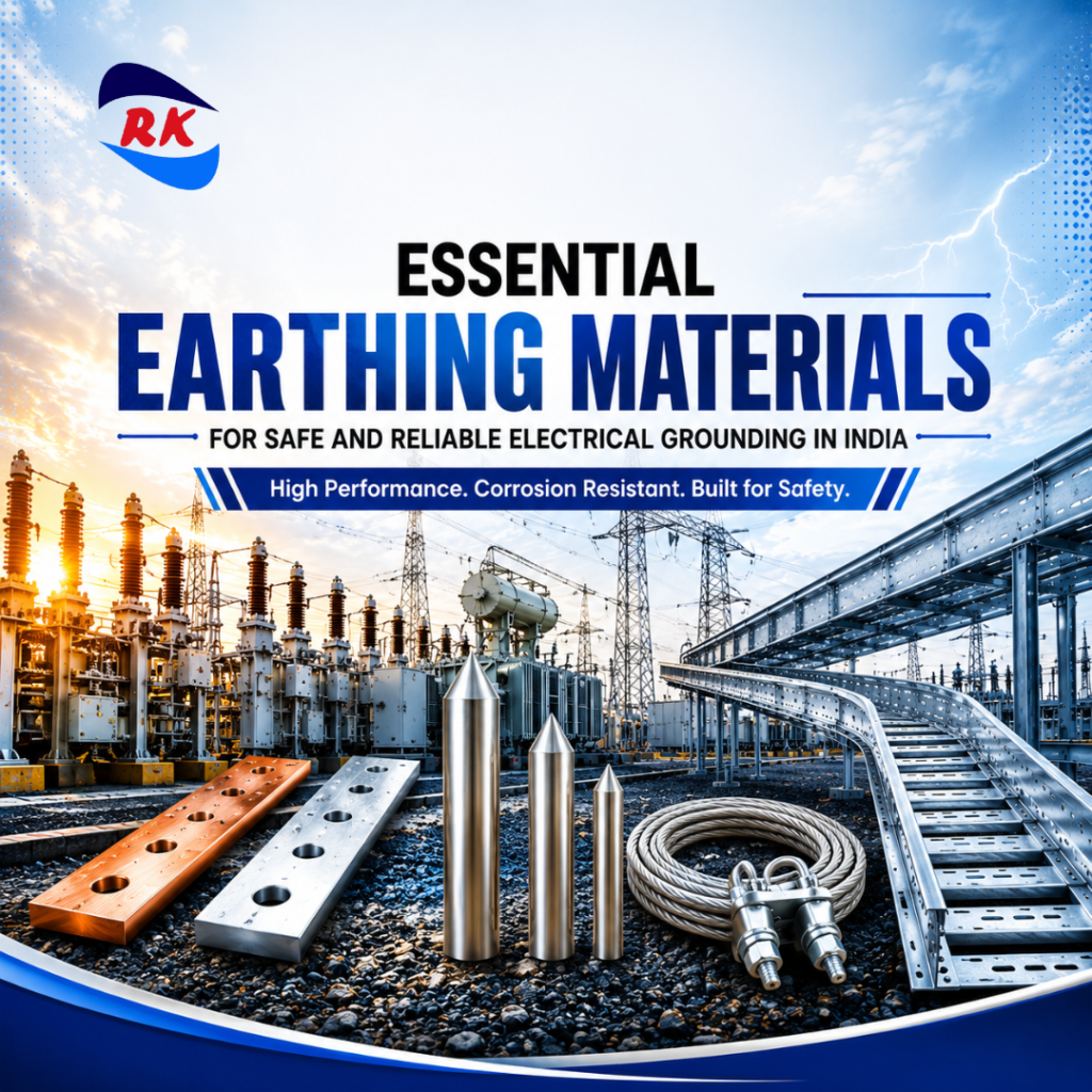 Essential Earthing Materials for Safe and Reliable Electrical Grounding in India