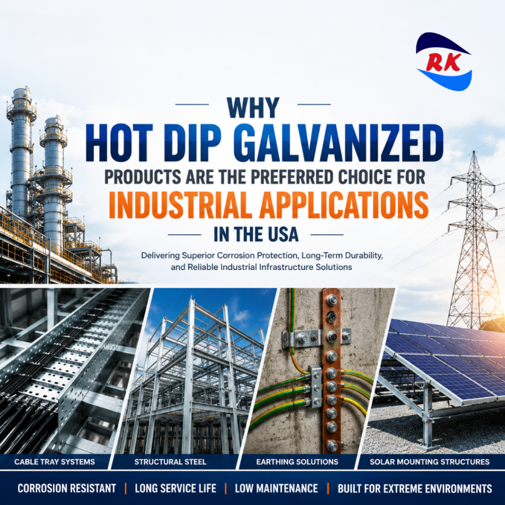 Hot Dip Galvanized OEM for Industrial Applications in USA
