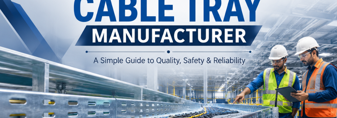 Cable Tray Manufacturer - Hot Dip Galvanized Cable Tray by RK Engineering
