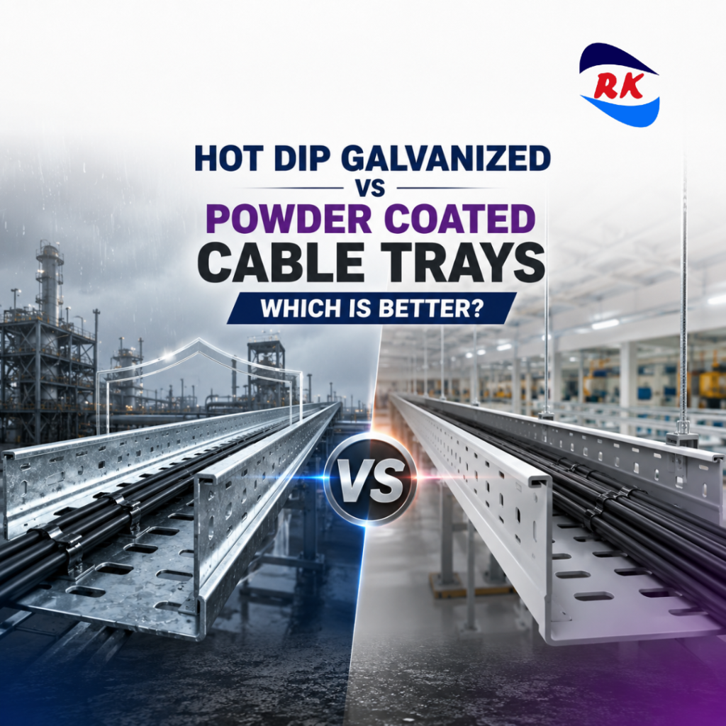 Hot Dip Galvanized Cable Tray vs Powder Coated Cable Tray