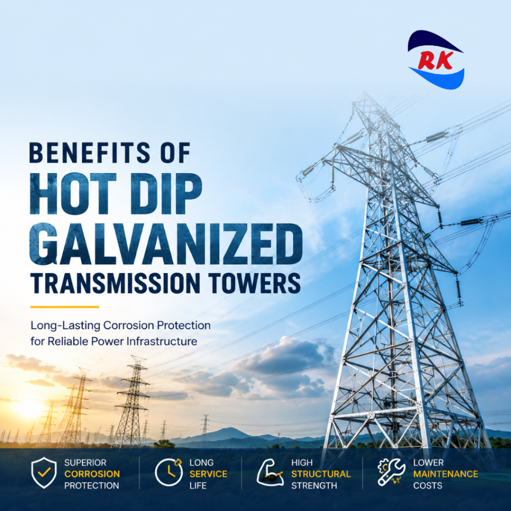 Benefits of Hot Dip Galvanized Transmission Towers
