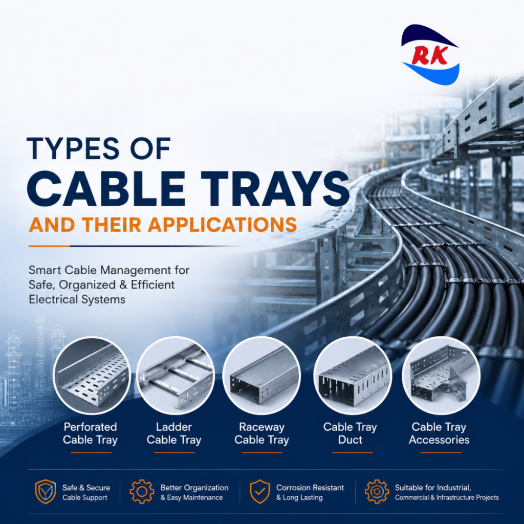 Types of Cable Trays and Their Applications