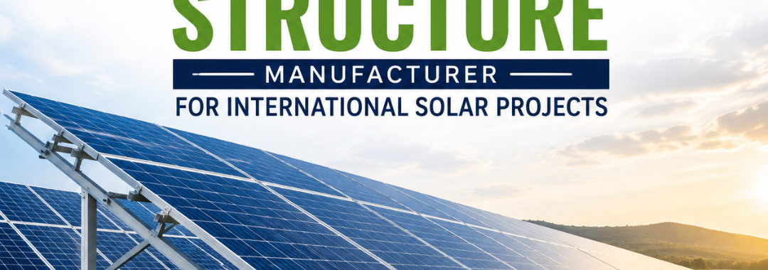 solar mounting structure for international projects